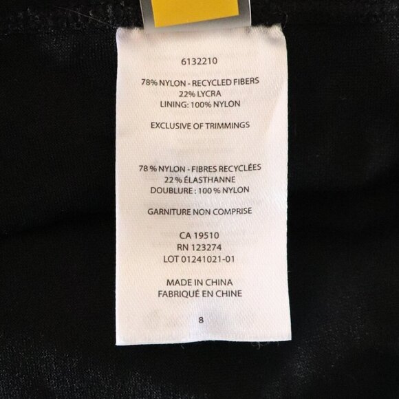 Lole Women's Black Sz 8 One Piece Straps Minimalist Scoop Neck Swim Bathing Suit - Picture 10 of 12